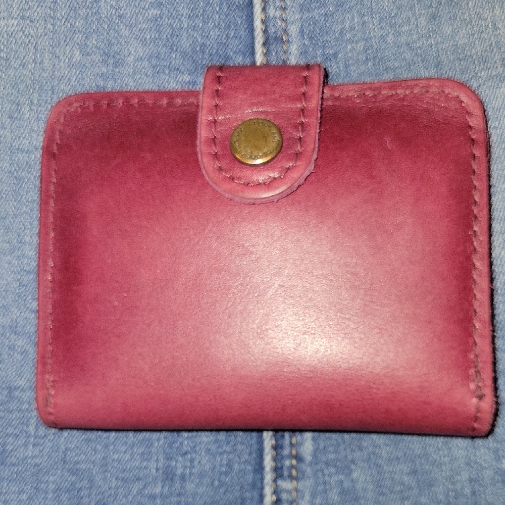 Boysenberry PLG Portland Leather Goods AP Mini-Bifold Wallet